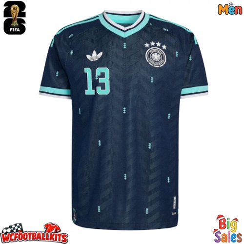 Germany Deniz Undav #13 Replica Away Stadium Shirt World Cup 2026 Short Sleeve
